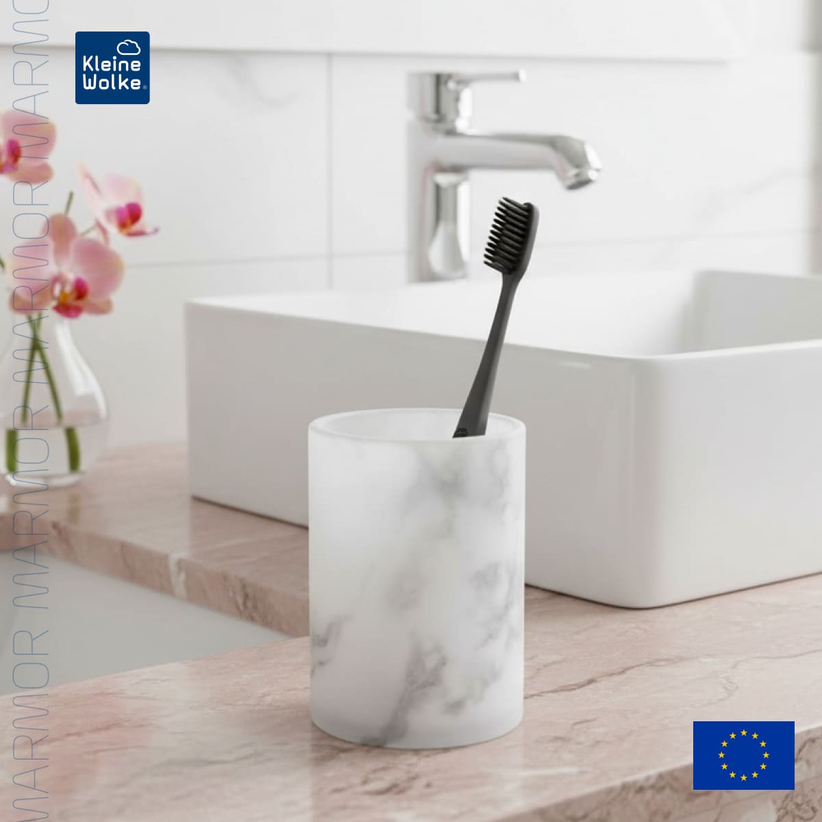 Стакан Kleine Wolke Marmor Anthracite