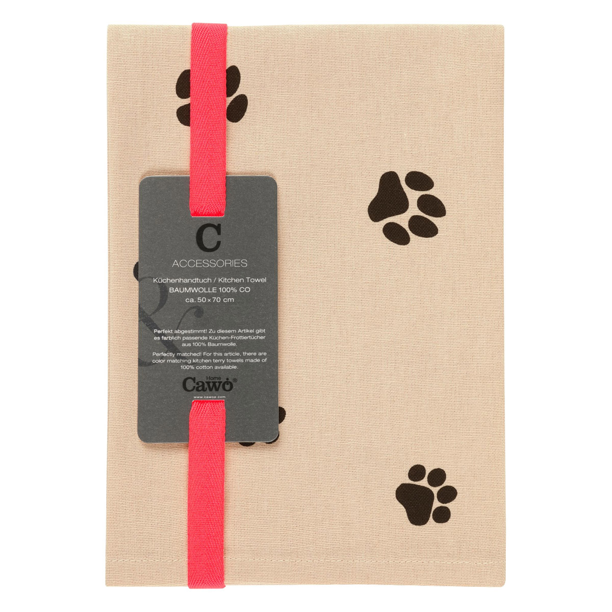 Полотенце кухонное Cawo Paws 50x70см