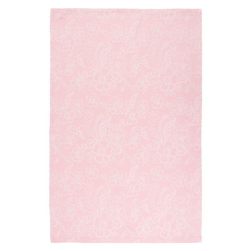 Полотенце кухонное Spany Flowery, цвет розовый