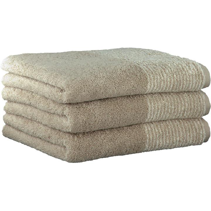 Полотенце махровое Cawo Two-Tone 50x100см, цвет песочный