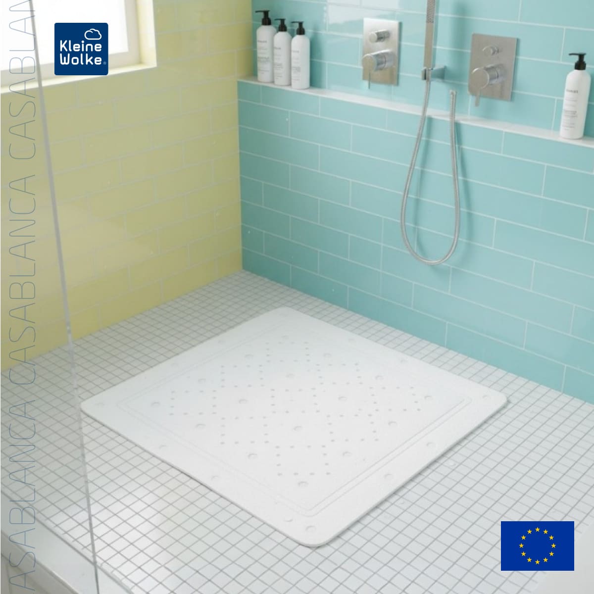 Антискользящий коврик Kleine Wolke Casablanca, белый