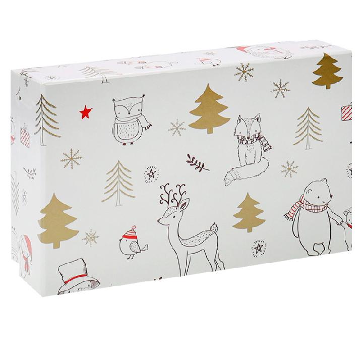 Коробка подарочная Miland Звери в лесу 21х14х8см