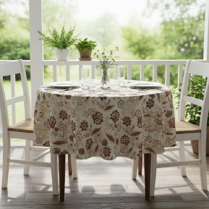 Скатерть круглая Pappel Sonia 180см