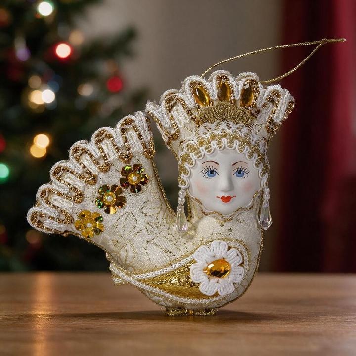 Елочная игрушка Кукольная мастерская на Ланском Птица Гамаюн