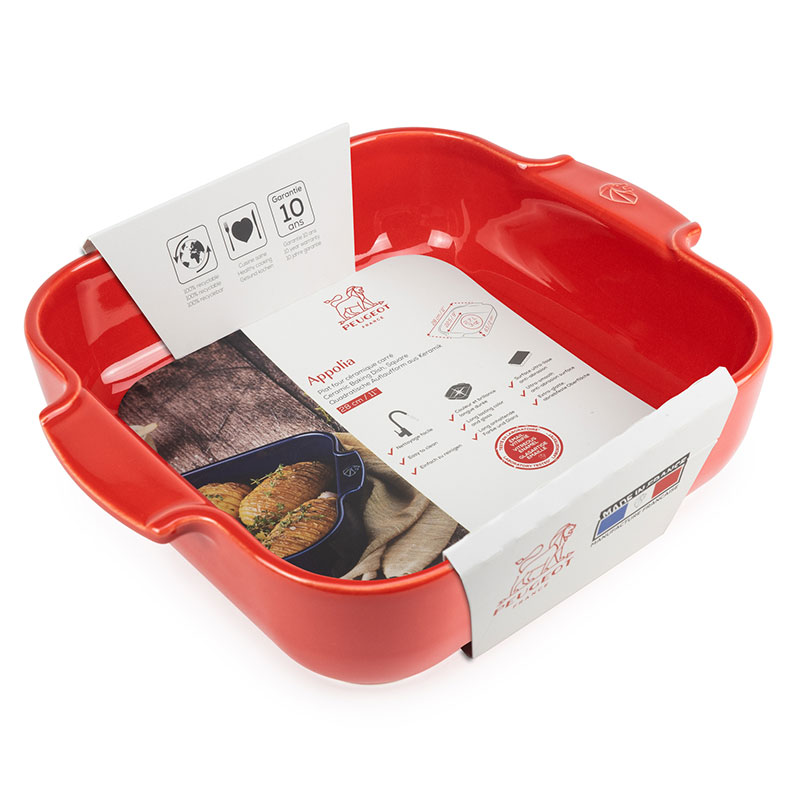 Форма для запекания квадратная Peugeot Red 28x28см