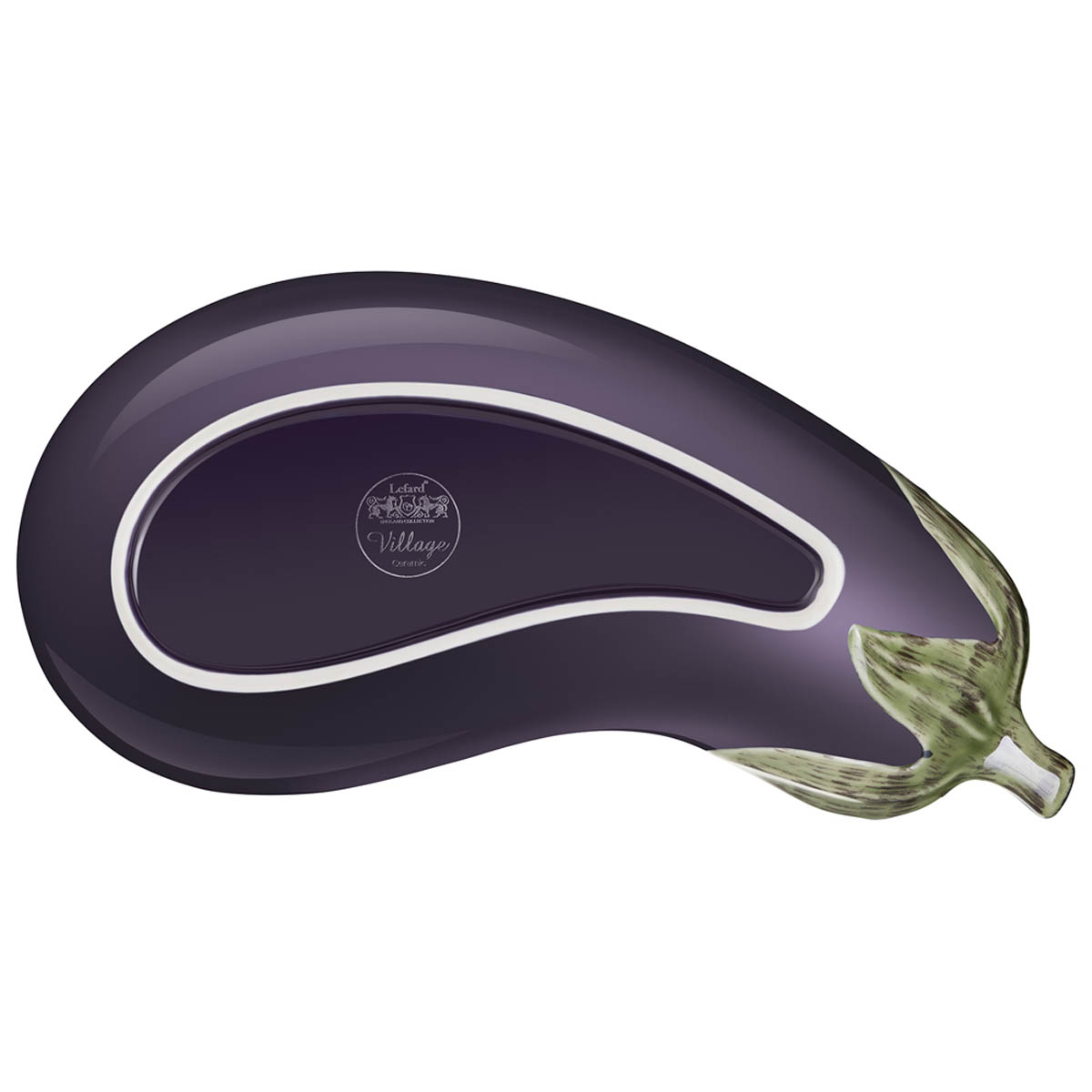 Блюдо сервировочное Lefard Баклажан 31х14,5х4см