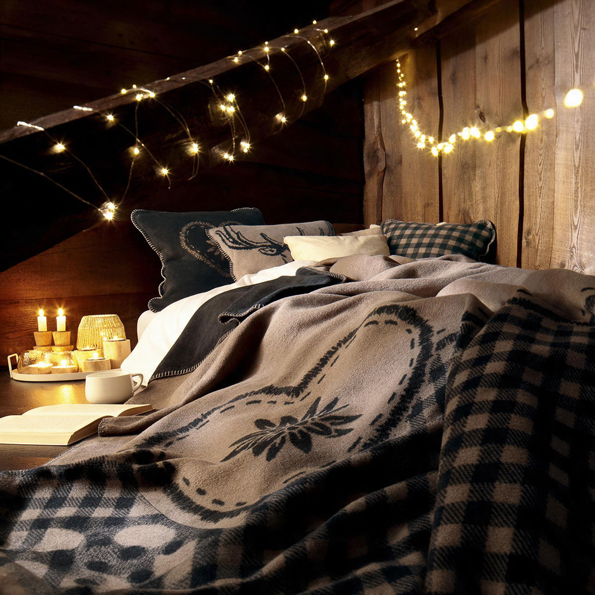 Плед 150x200см Biederlack Alpine & Lodge Альпийский шарм