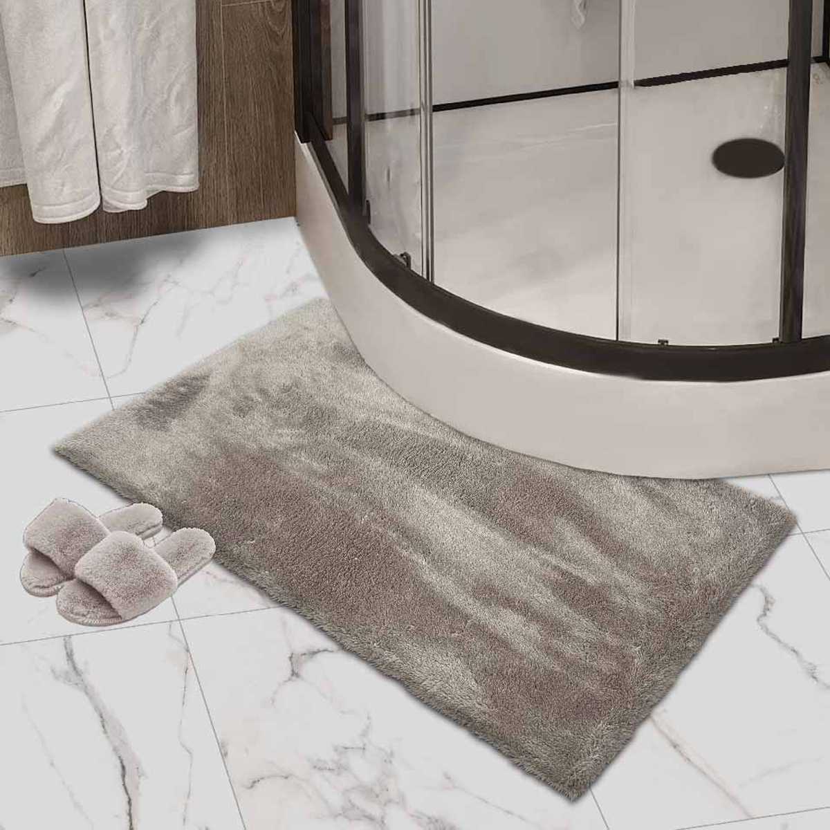 Коврик Shahintex Плюш 60х100см, мокко