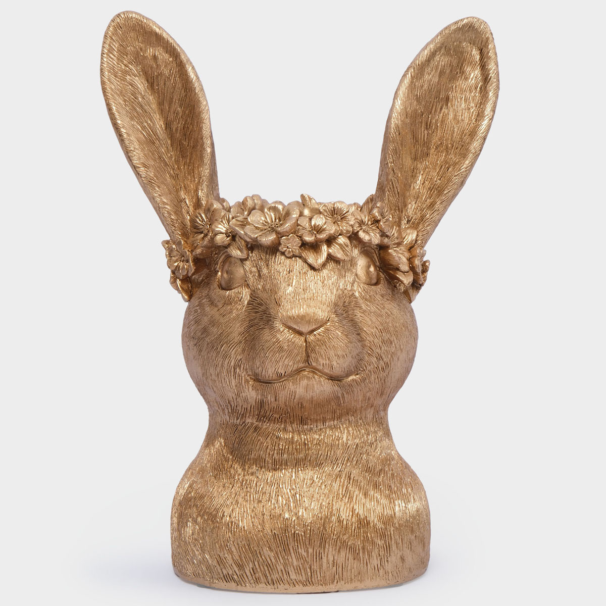 Ваза Anna Lafarg Пасха Золотая Кролик в венке