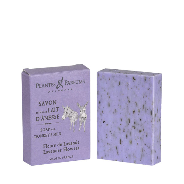 Мыло с ослиным молочком Цветы лаванды Plantes et Parfums provence, 100 гр.