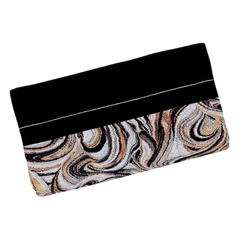 Плед Feiler Murano Nero 150x230см, серый сланцевый