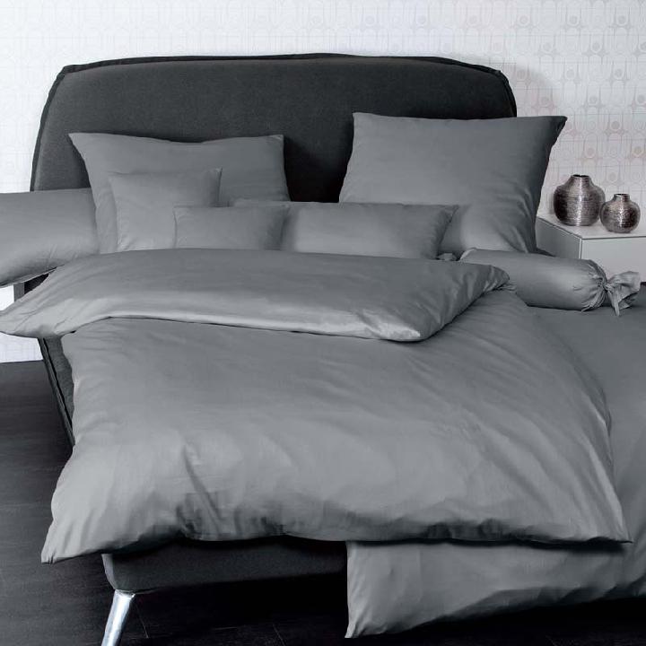 Комплект постельного белья 2-спальный Janine Colors темно-серый,100% хлопок