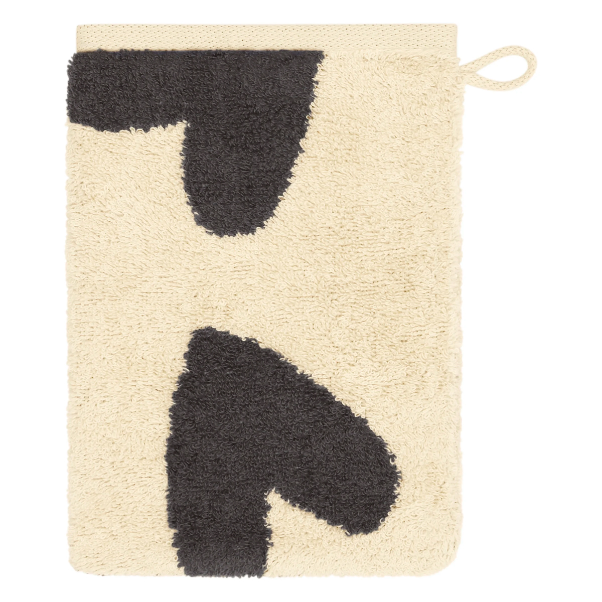 Полотенце Cawo Heart Beats 50x100см, цвет темно-серый