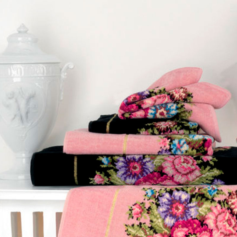 Полотенце Feiler Elisaveta 37x50см, цвет темно-синий