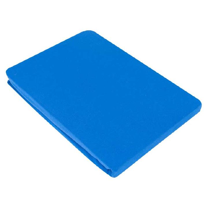 Простыня на резинке 1-спальная Fussenegger Эксквизит 90x200см, цвет синий