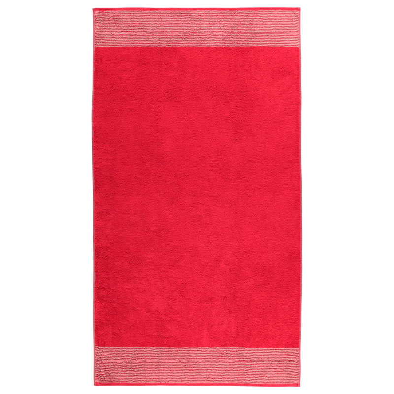 Полотенце махровое Cawo Two-Tone 30x50см, цвет бордовый