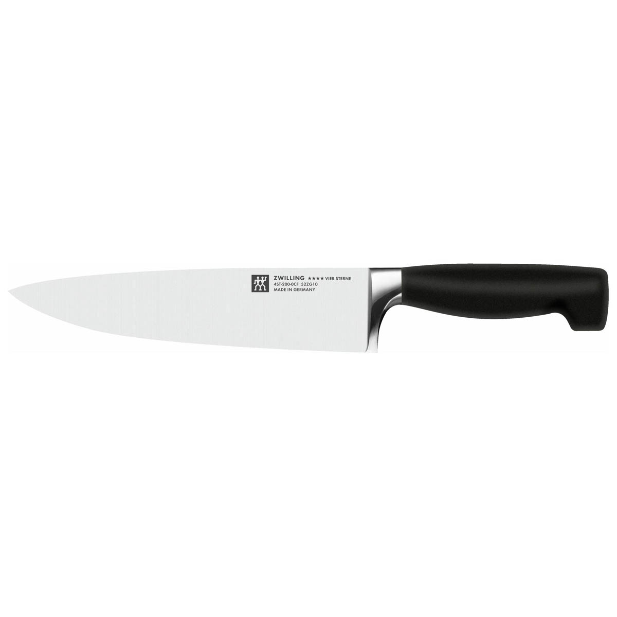 Набор кухонных ножей с заточкой Zwilling Four Star 7 предметов, черный