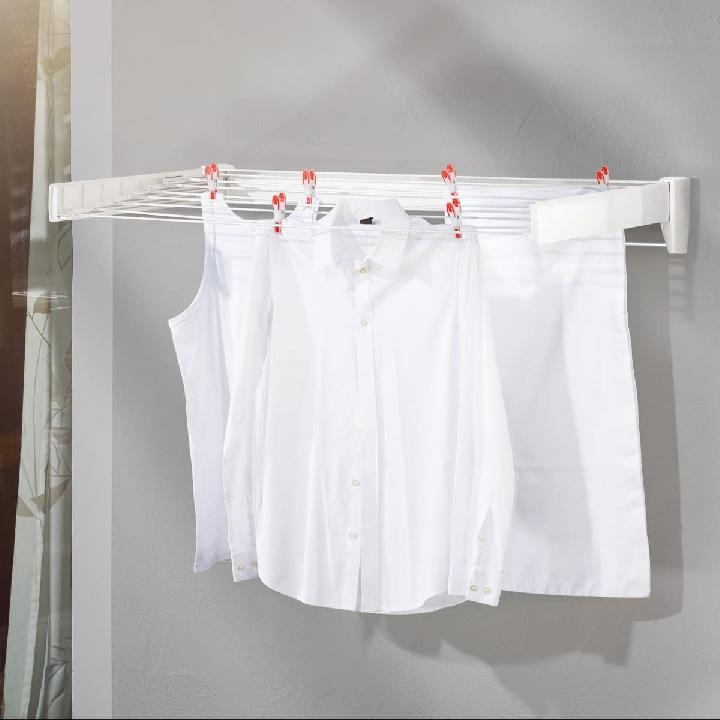 Сушилка для белья настенная Leifheit Telegant 81 Protect Plus, цвет белый