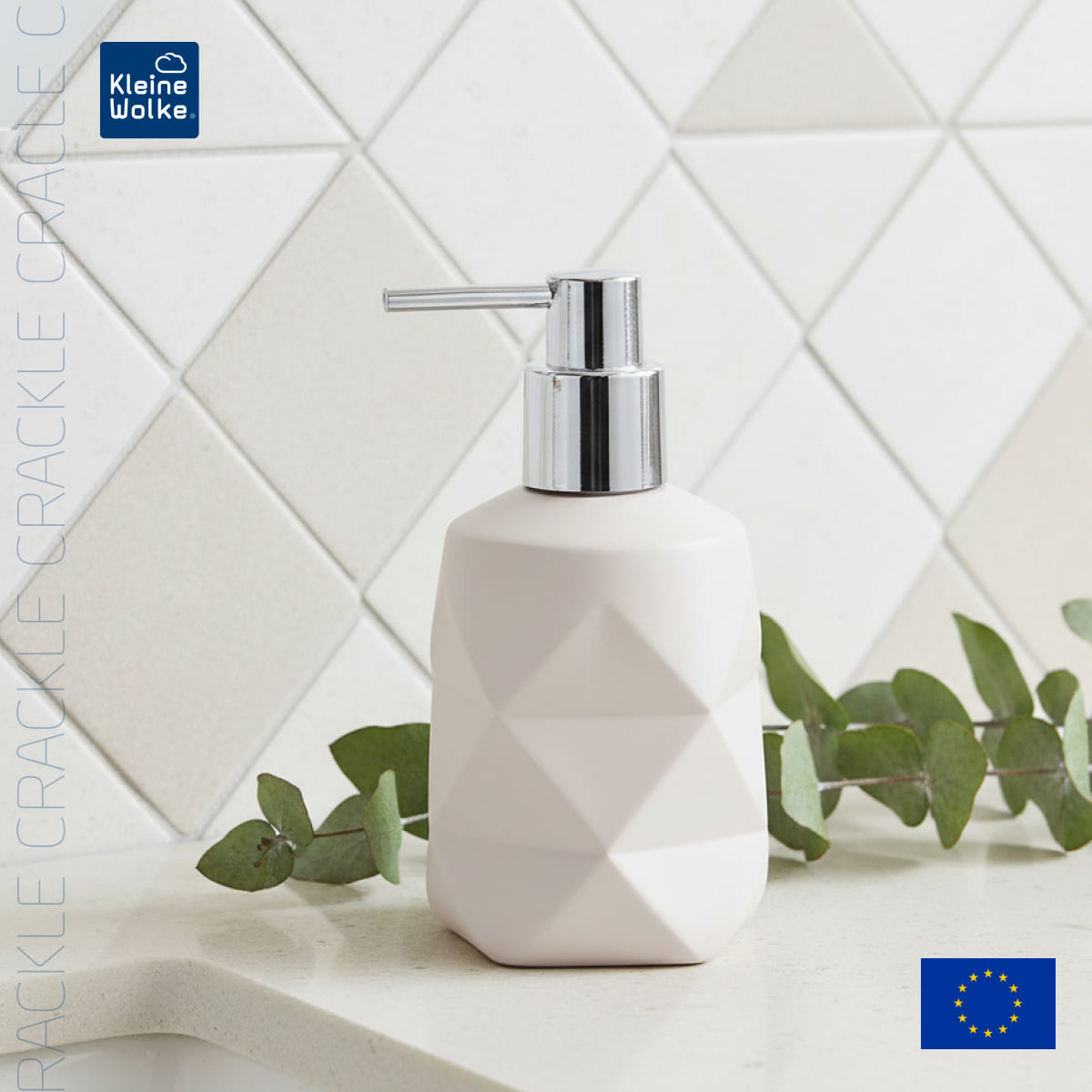 Дозатор для жидкого мыла Kleine Wolke Crackle Bast