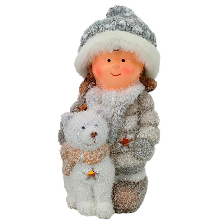 Декоративная фигурка со светодиодной подсветкой Magic Time Девочка