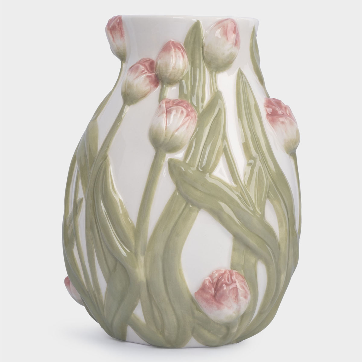 Ваза Anna Lafarg Розовые тюльпаны