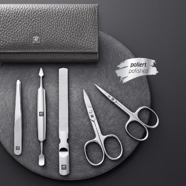 Маникюрный набор Zwilling Classic Inox 5 предметов, серый