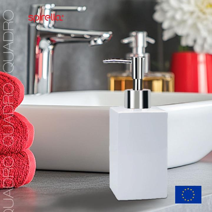 Дозатор для жидкого мыла Spirella Quadro, белый