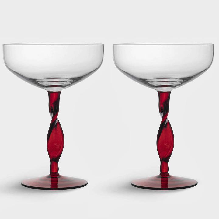 Набор креманок для шампанского Anna Lafarg Чудесное Время, 2шт