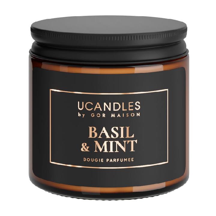 Свеча ароматическая Ucandles by Gor Maison Basil and Mint