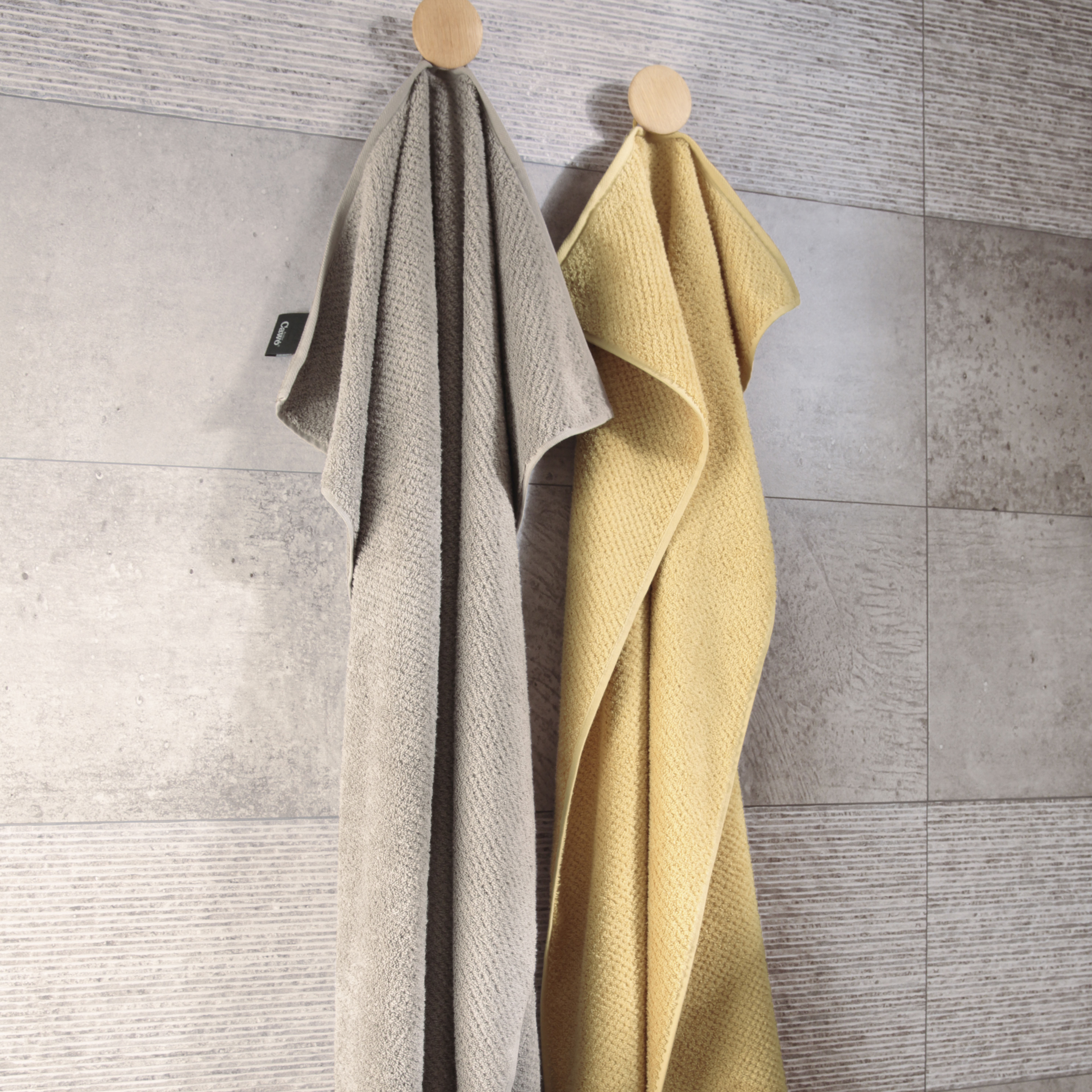 Полотенце махровое Cawo Pure 80x150см, цвет зеленый