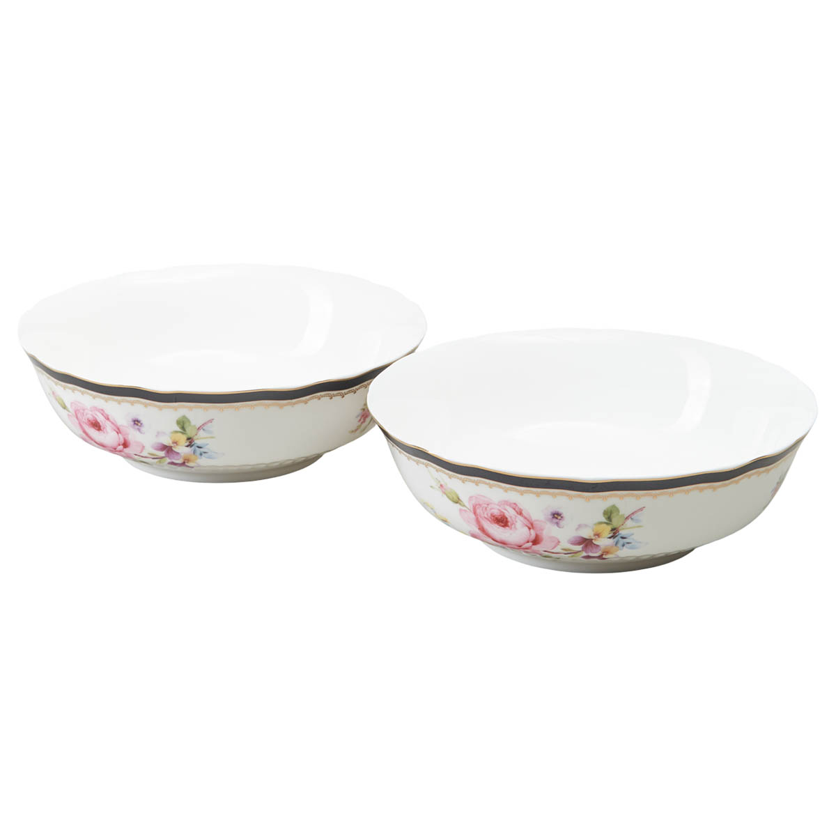 Набор тарелок суповых Lefard Мейсенский Букет 2шт