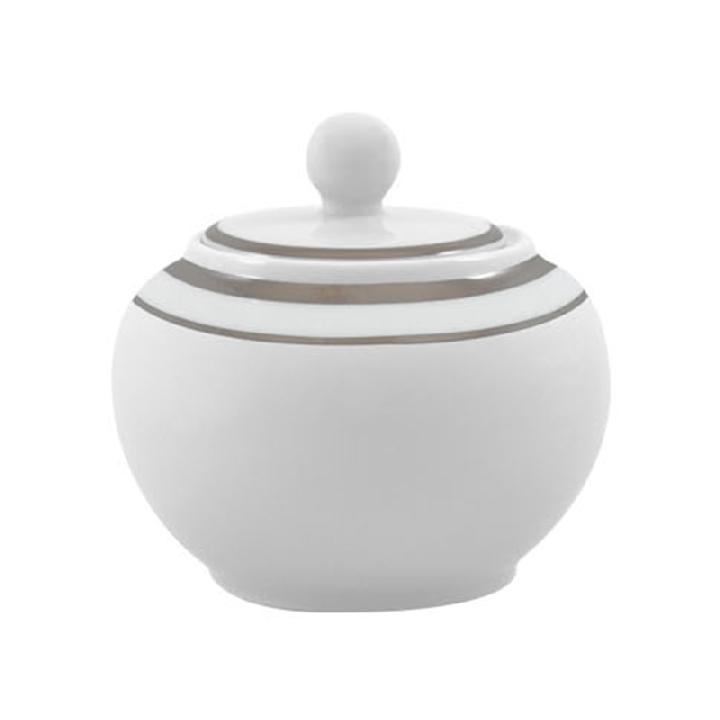 Сахарница с крышкой Porcel Etherial white BEIJING 290мл