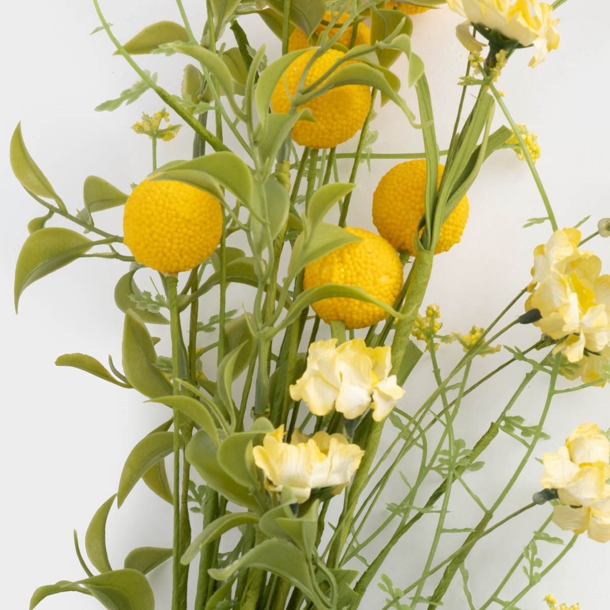 Ветка декоративная Anna Lafarg Лимоны Желтые цветы 57см