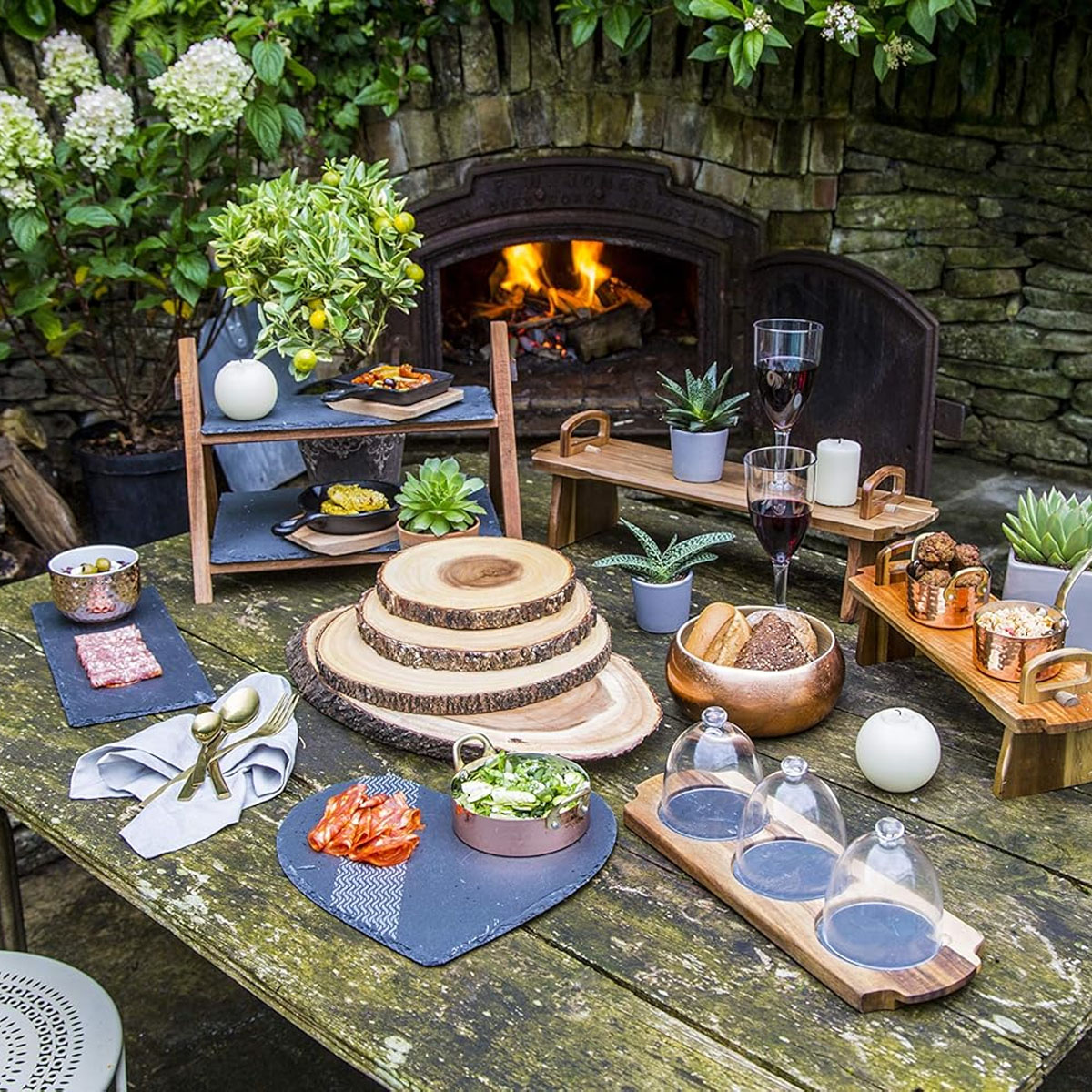 Этажерка сервировочная двухярусная Kitchen Craft