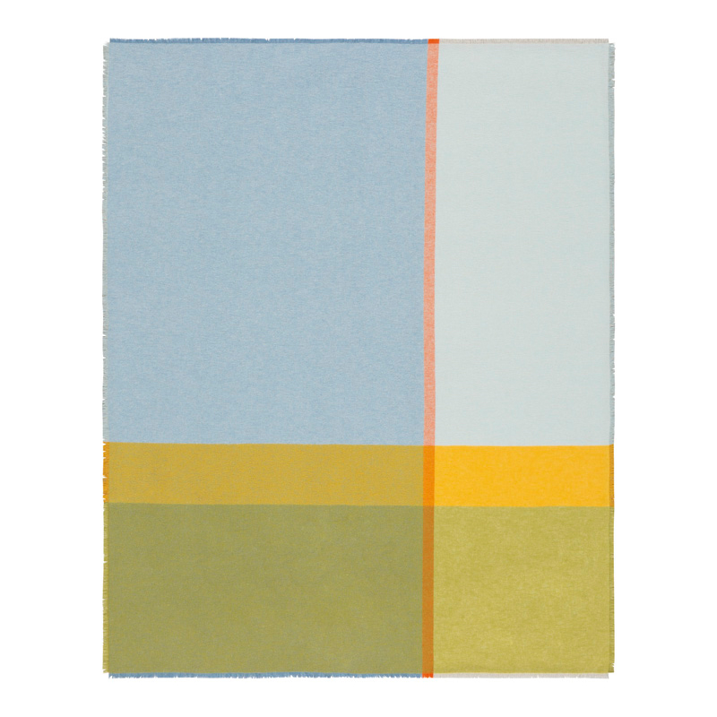 Плед Biederlack Fresh Horizon Great Blue 130x170см