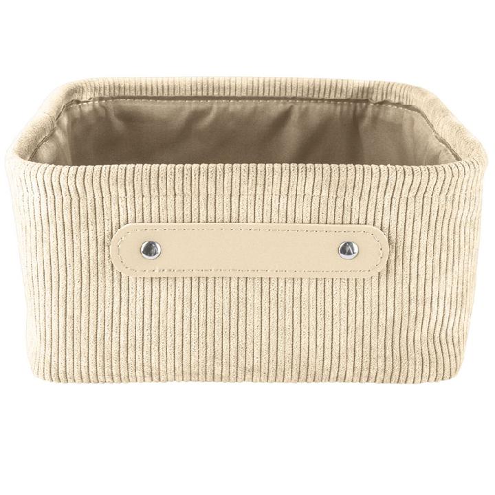 Корзина для хранения Kleine Wolke Bedford Beige 23x11x23см