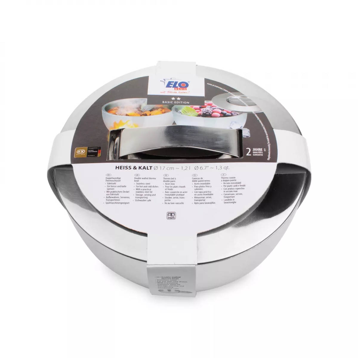 Миска с крышкой Elo Hot`N`Cold 1,2л