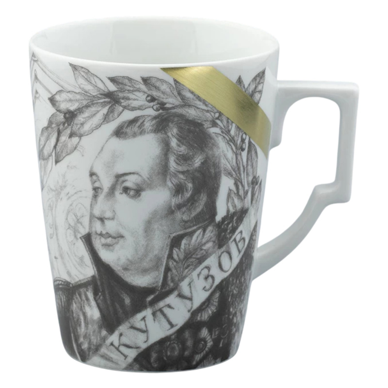 Пара чайная Императорский фарфоровый завод Полководцы России Михаил Кутузов