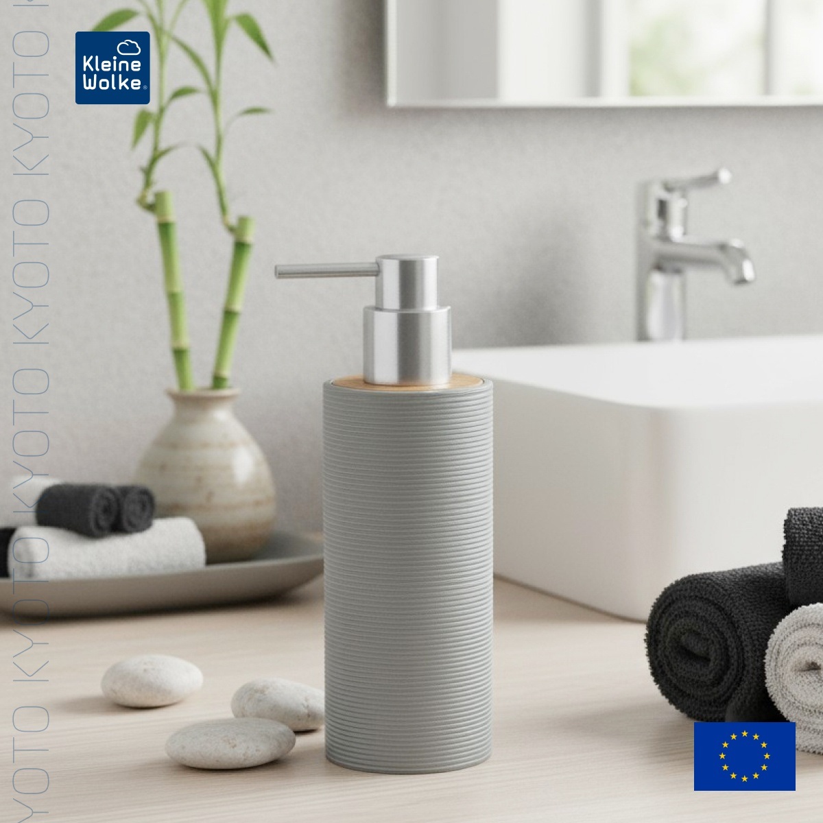 Дозатор для жидкого мыла Kleine Wolke Kyoto Platinum
