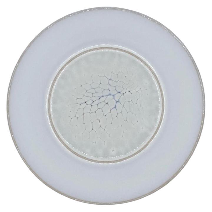 Тарелка плоская 22см Kenai Ceramics Cheshuya, цвет белый