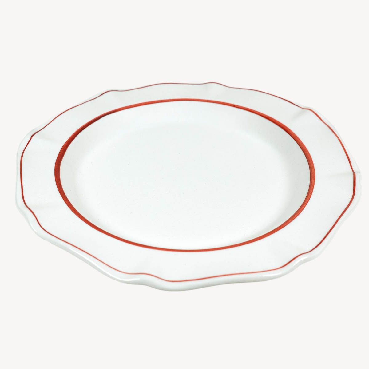 Тарелка закусочная Дымов Керамика Нерль Ягодная Брусника