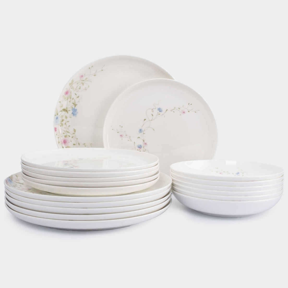 Сервиз обеденный Anna Lafarg Бабочки 18 предметов на 6 персон