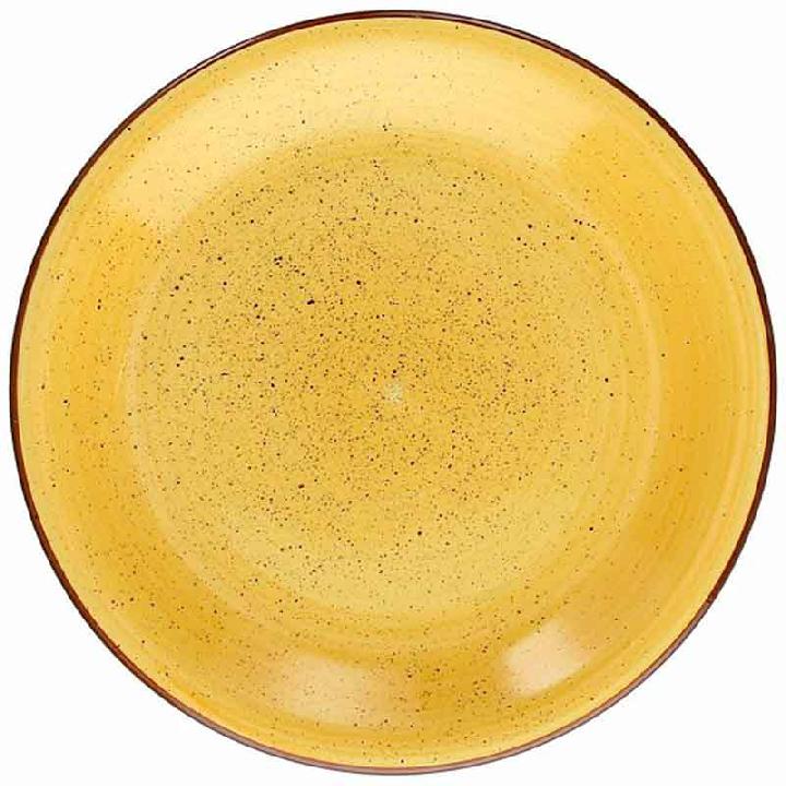Тарелка десертная Tognana Art&Pepper, цвет желтый