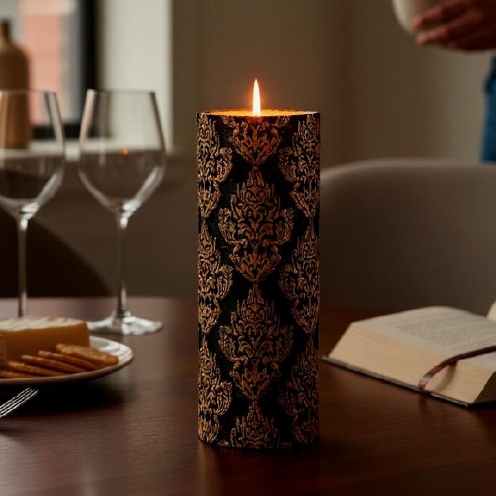 Свеча фигурная с росписью Zapel Данидин-vintage