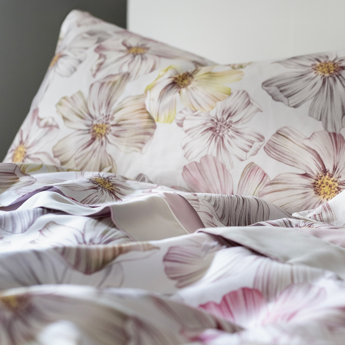 Комплект постельного белья евро Emanuela Galizzi Miranda 2682, бежевый, белый 