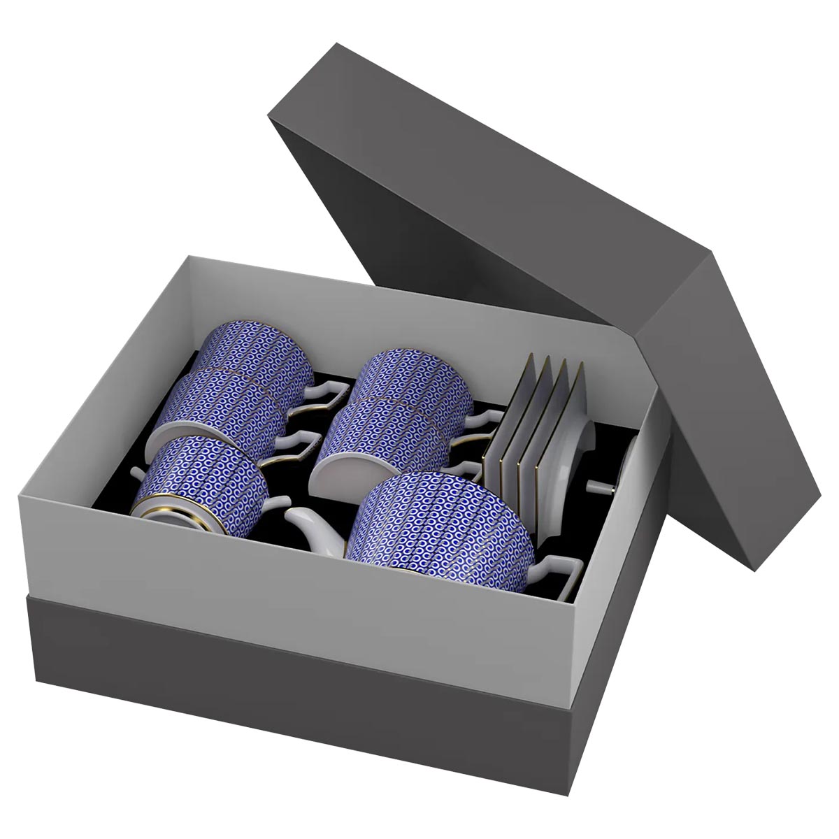 Набор чайный Esprado Eterna arctic 10 предметов на 4 персоны