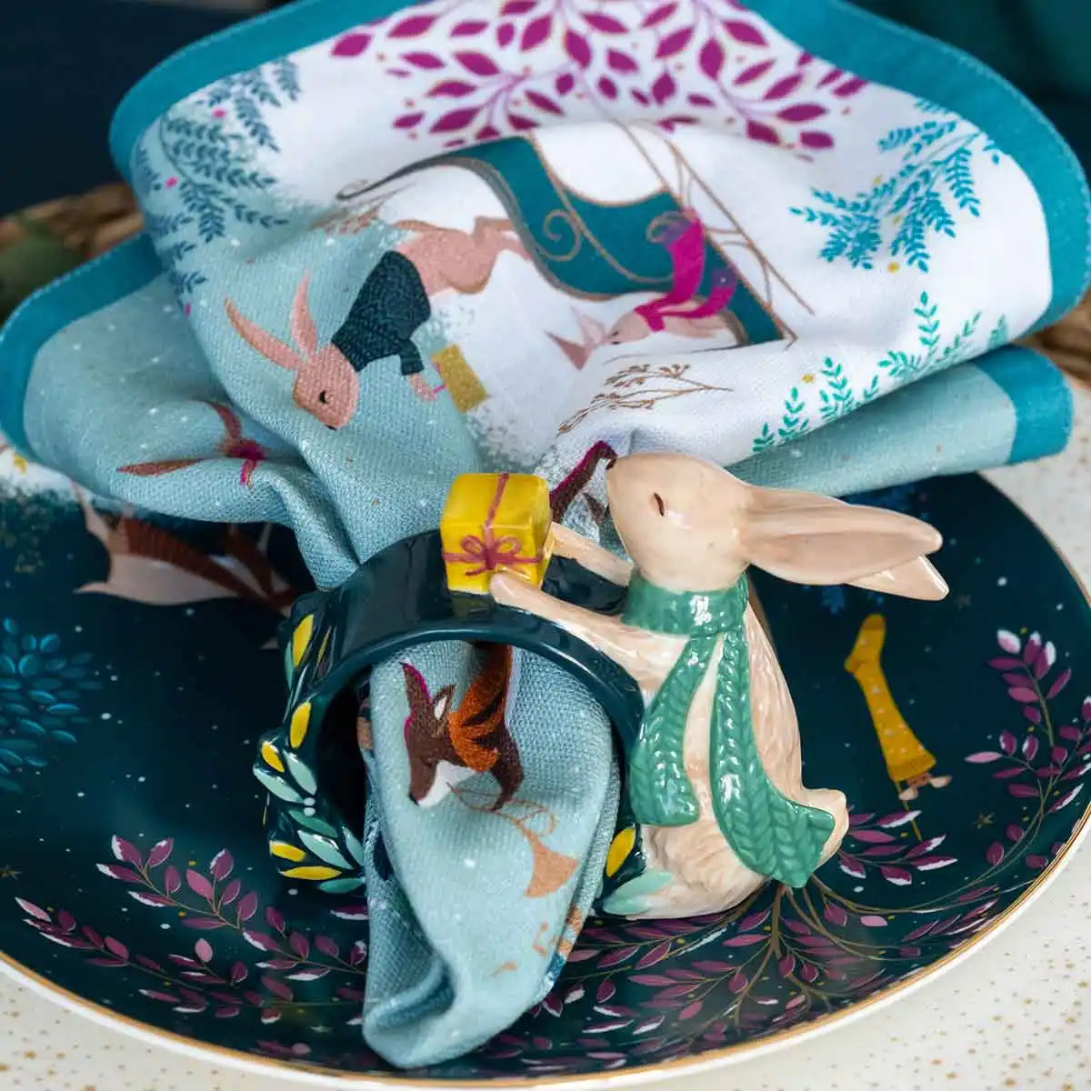 Набор колец для салфеток Portmeirion Woodland Tales Кролики 2шт