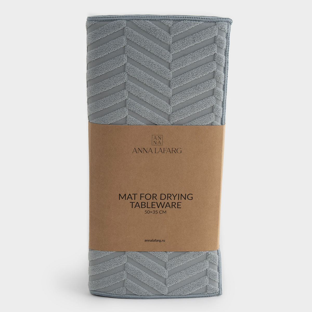 Коврик для сушки посуды Anna Lafarg Dry Grey 50x35см