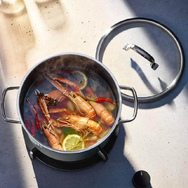 Кастрюля низкя WMF Platinum 2,4л
