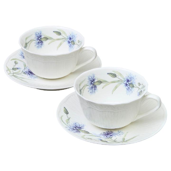 Чайный набор Lefard Васильки 4 предмета на 2 персоны